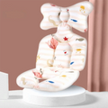Soft Baby Stroller Cushion Comfortable Breathable Baby Pram Seat Mat Car Seat Cartoon Printed Dining Chair Cotton Pad Toddler