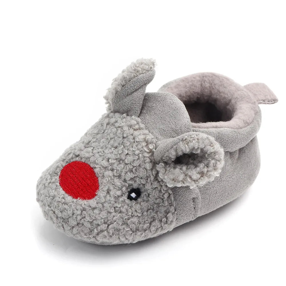 Baby Winter Shoes Cute Animal Ear Soft Cotton Warm and Comfortable for 0-18 Months Boys and Girls 2024 New Fashion  D2028 D2097
