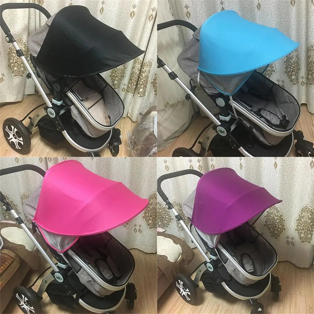Weatherproof Pram Stroller Accessories Car Seat Sun Hood Carriage Sun Shade Baby Stroller Sun Visor Pushchair Cap