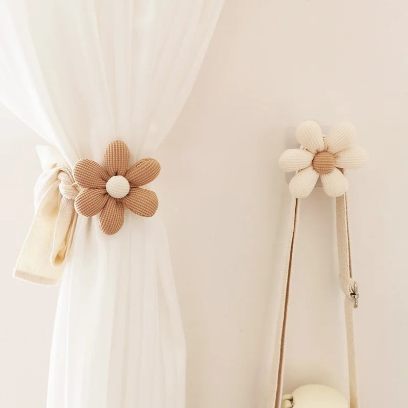Ins Korean-Style Three-Dimensional Petal Children's Curtain Tiebacks, Car Curtain Drawstrings, Mosquito Net Tie Ropes, Decorative Binding Ropes