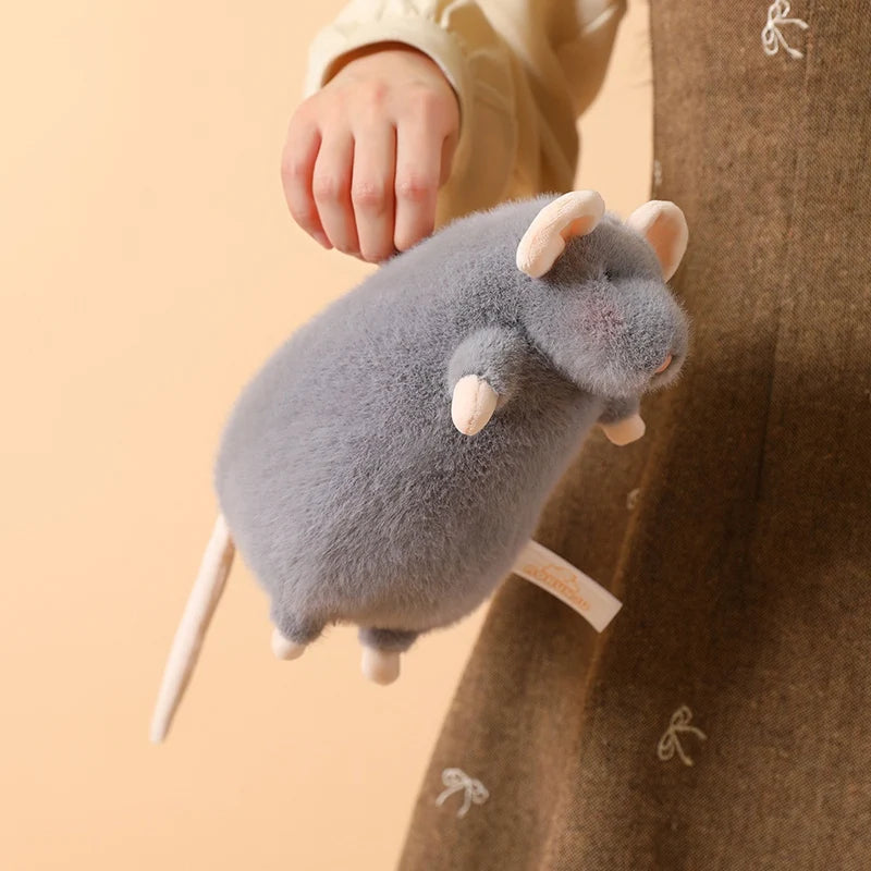 Ncie 1pc 15/21cm Cute Flower Branch Mouse Plush Pendant Kawaii Mouse Backpack Decro Stufffed Animal Happy Birthday Gifts