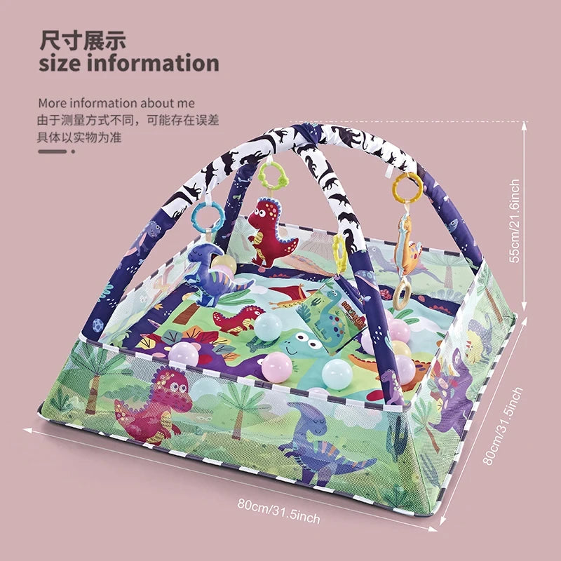 Newborn Sensory Skill Development Fitness Toys Multifunctional Game Blanket Hands Feet Exercise Mat Infant Toy
