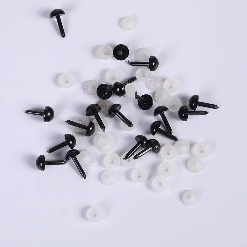 100Pcs DIY 3X5X7MM Felt Handmad Simulation Triangle Doll Plug Eye  Accessories Plush Toy Dough Sculpture Carv Puppet Doll Toy
