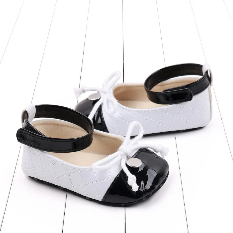 2025 New Fashion Spring and Summer Baby Girl Style Cute Bowknot Sandal Soft Cotton For 0-18 months High Quality PU Baby Shoes