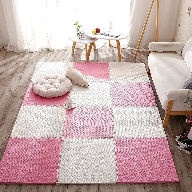 Puzzle Fitness Mat Interlocking Foam Floor Tiles For Home Gym Non Slip Model ID 4 To 20 Pcs