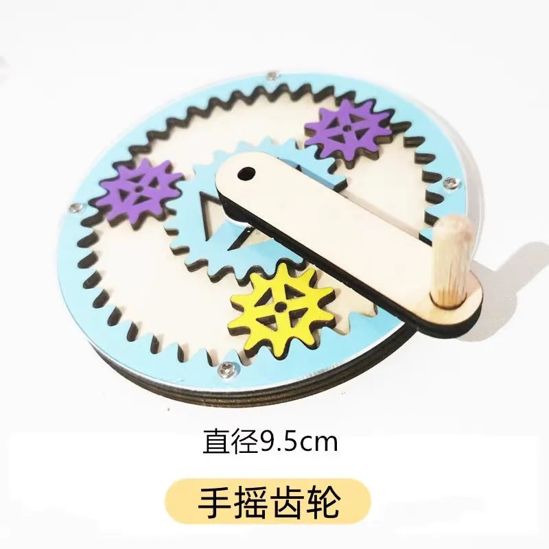 DIY Montessori Busy Board Toy For Early Education Development Wooden Material Accessories Rainbow Card Water Pipe Aid