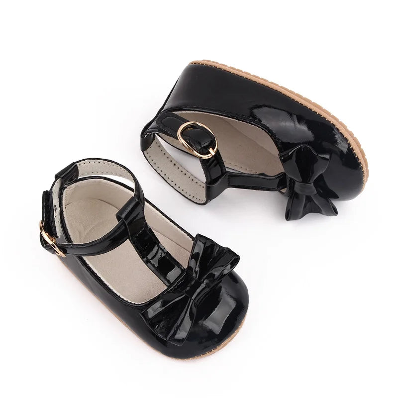 Summer Baby Girl Pre-walking Toddler Shoes With High Quality PU Leather And TPR Sole For 0-18M Baby Girls Princess Shoes