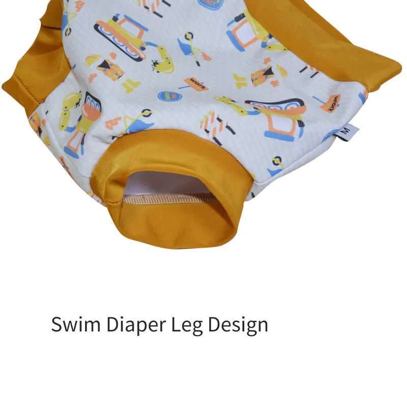 New Arrival Eezkoala Leakproof Swimming Diaper Newborn Baby High Waist Swim Nappies Washable Sunproof Baby Swimwear Cloth Nappys