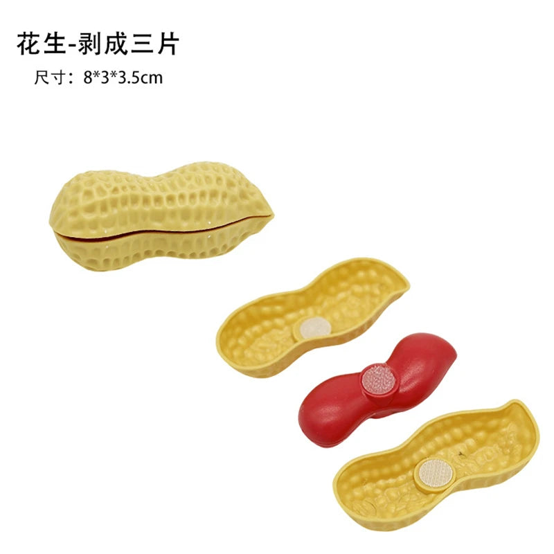 Montessori Chechele Educational Toy Gift Box Paste Simulation Durian Grapefruit Cherry