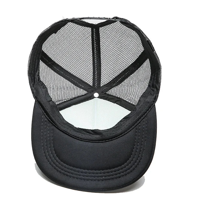 Capibara Baseball Cap Girls Women Anime Capybara Letter A-Z Sun Hat Kids Adult Summer Breathable Mesh Sunbonnet Outdoor Headgear