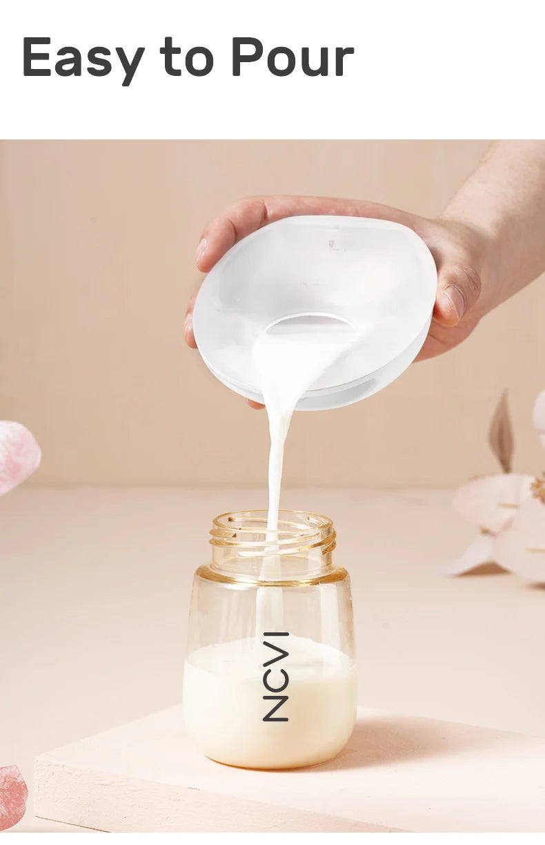 NCVI Breast Milk Collector, Milk Catcher, Breast Shells Protect Sore Nipples for Breastfeeding, Reusable Breastmilk Saver