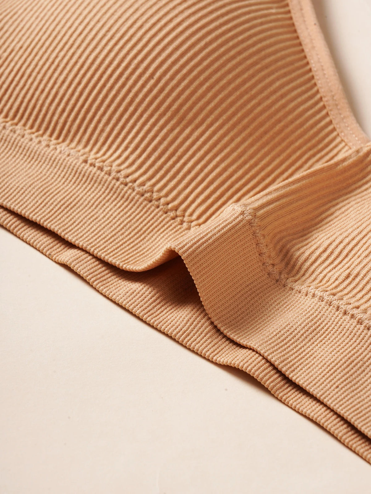 Maternity Bra With Seamless Stripes For Comfort And High Elasticity, Four Seasons, Natural Colors