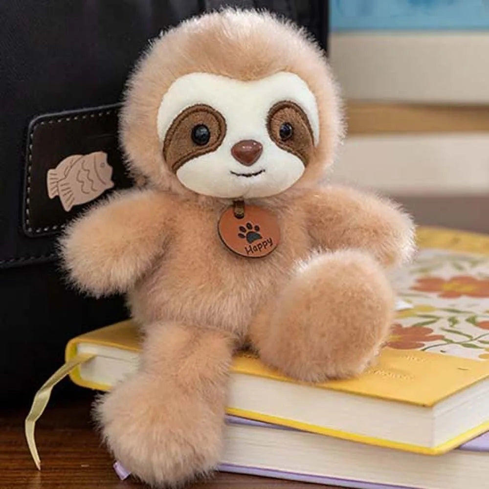 Kawaii Animal Lion Doll Cute Jumping Series Plush Pendant Rhinoceros Sloth Panda Monkey Toy Bee Husky Crocodile Super Soft Kids