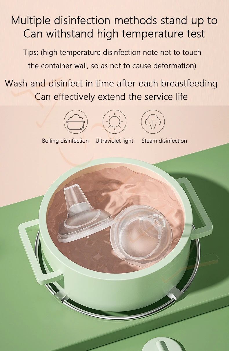 Suitable for wide caliber 5cm milk bottles/duck nipple / straight sucking nipple/soft silicone/anti-colic / bottle accessories