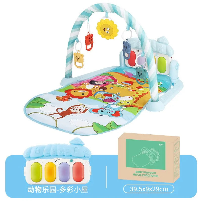Multifunctional Fitness Frame Baby Floor Mat Play Gym With Piano Keys And Educational Toys Model 001