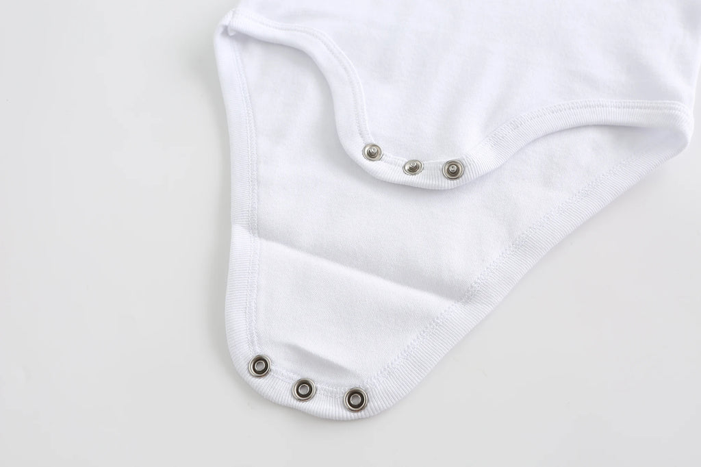 2-Pack Cute Newborn Boy Girl Bodysuits I Love Mom I Love PaPa Baby Unisex Onesies 0-24 Months Infant Clothes