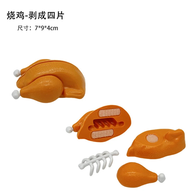 Montessori Chechele Educational Toy Gift Box Paste Simulation Durian Grapefruit Cherry