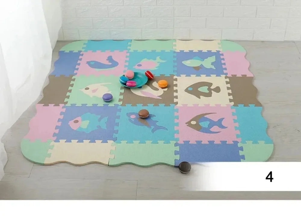EVA Foam Baby Play Mat Soft Baby Playground Rugs Baby Toys Kids Puzzle Educational Toys Children's Room Floor Protector Carpets