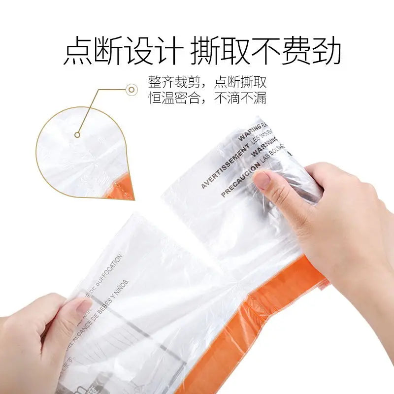 5 Rolls 20L/30L/60L Large Capacity Garbage Bag Smart Trash Can Drawstring Trash Bags Household Disposable Thickened Trash Pouch