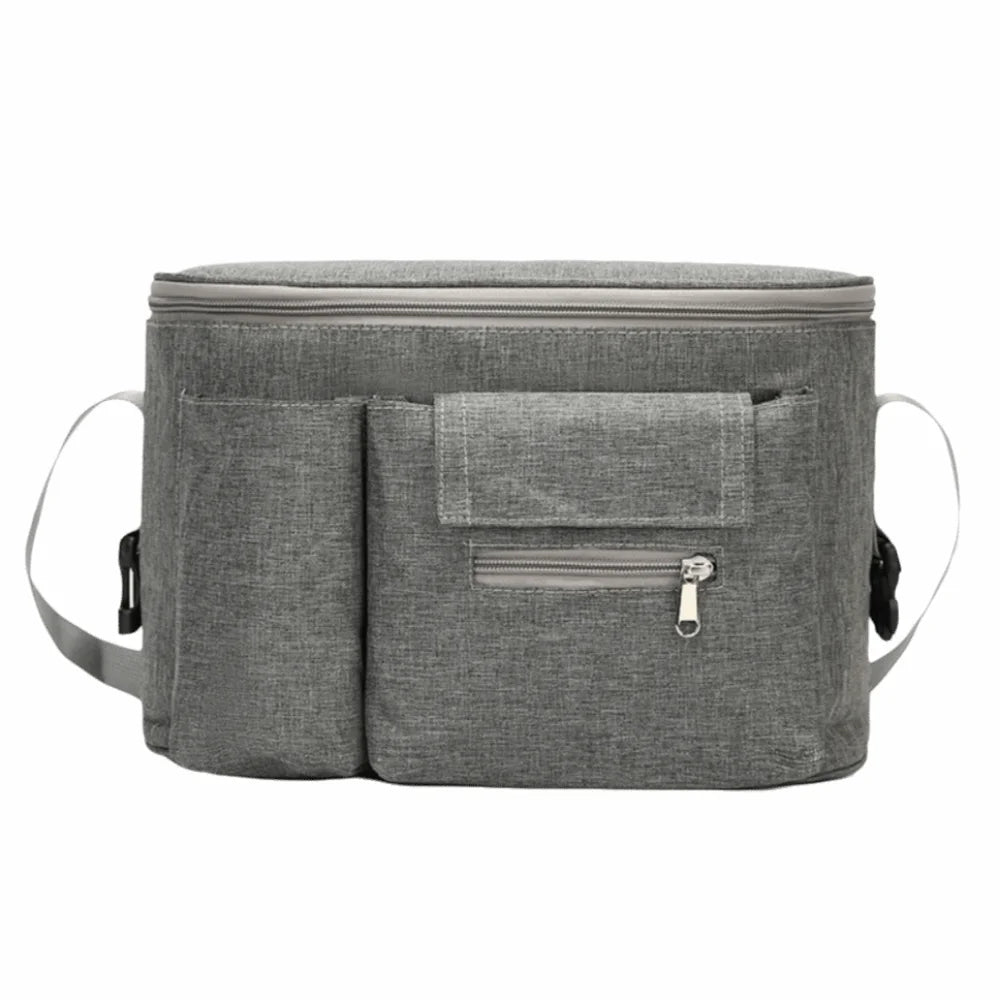 Large Capacity Baby Stroller Bag Cartoon Multiple Pockets Diaper Bag Organizer Oxford Cloth Portable Baby Stroller Hanging Bag