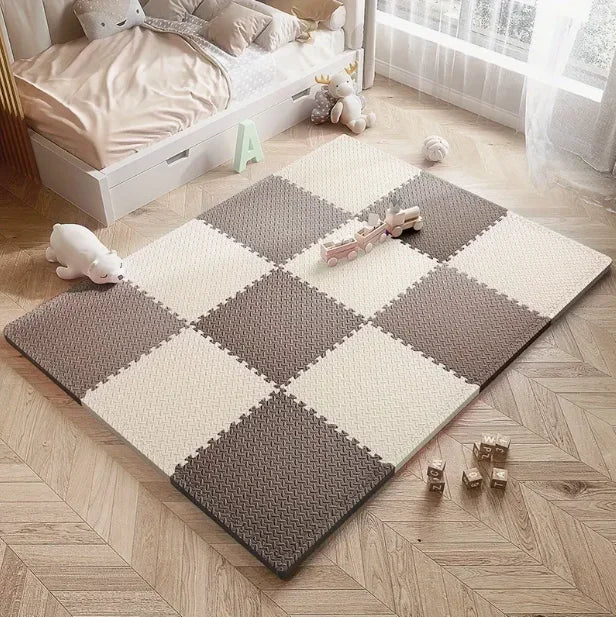 Baby Interlocking Play Pad EVA Foam Patchwork Mat Soft Thick Children's Sports Rug Suitable for The Sports Area Toddler Room