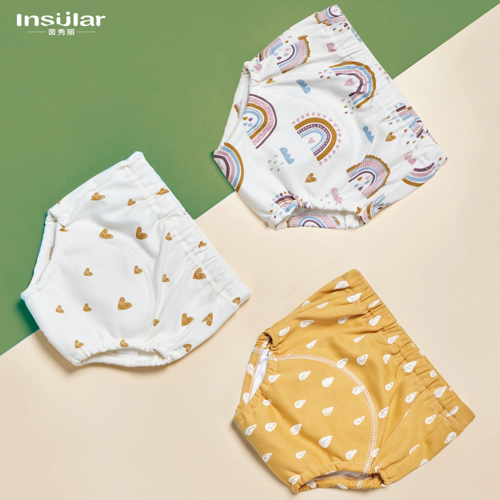 6 Layer Waterproof Reusable Cotton Baby Training Pants Infant Shorts Underwear Cloth Baby Diaper Nappies Panties Nappy Changing