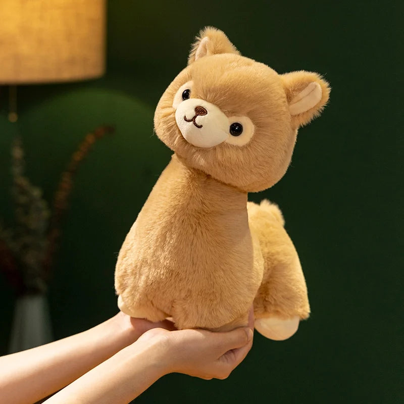 New 1pc 23/30CM Cute Fluffy Alpaca Plush Toys Soft Plush Llama Dolls Stuffed Animal Pillow Nice Friends Birthday Gift Room Decor
