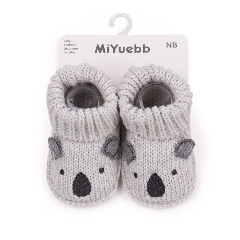 NewFashion Baby Socks Spring And Autumn Cartoon Animal Cotton Breathable Keeps Feet Warm Non Slip For Boys And Girls