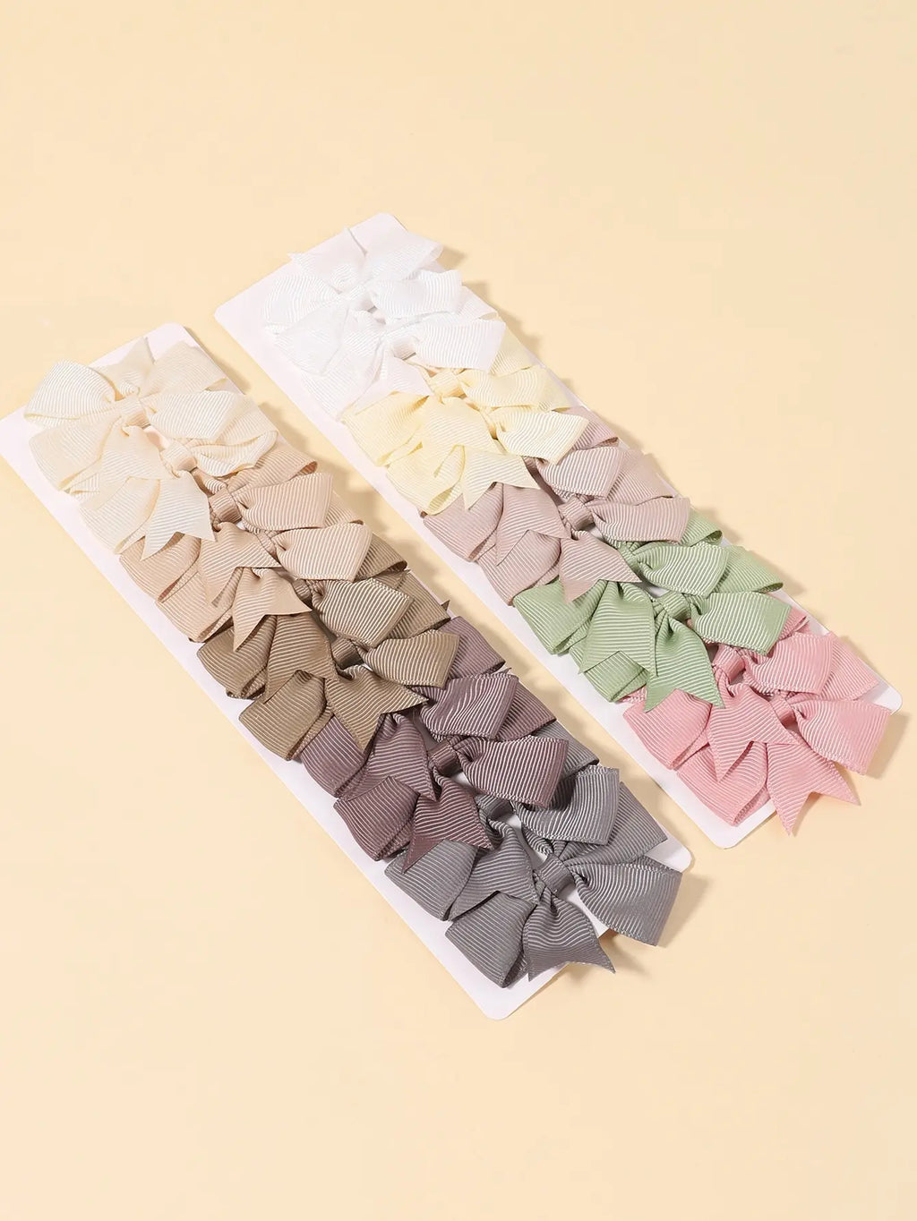 20Pcs Sunflower Ribbon Hair Clips 2.36 Inch Bangs Hair Clip Cheer up Bowknot Kids Girls Headdress Vibrant Color Mixed Bulk