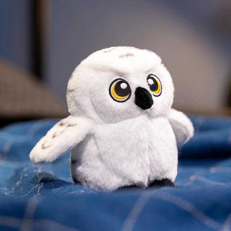 Cartoon Hedwig Owl Plush Toys Soft Stuffed Animal Plushie Shoulder Decor Fun Toy for Boys & Girls Birthday Gift