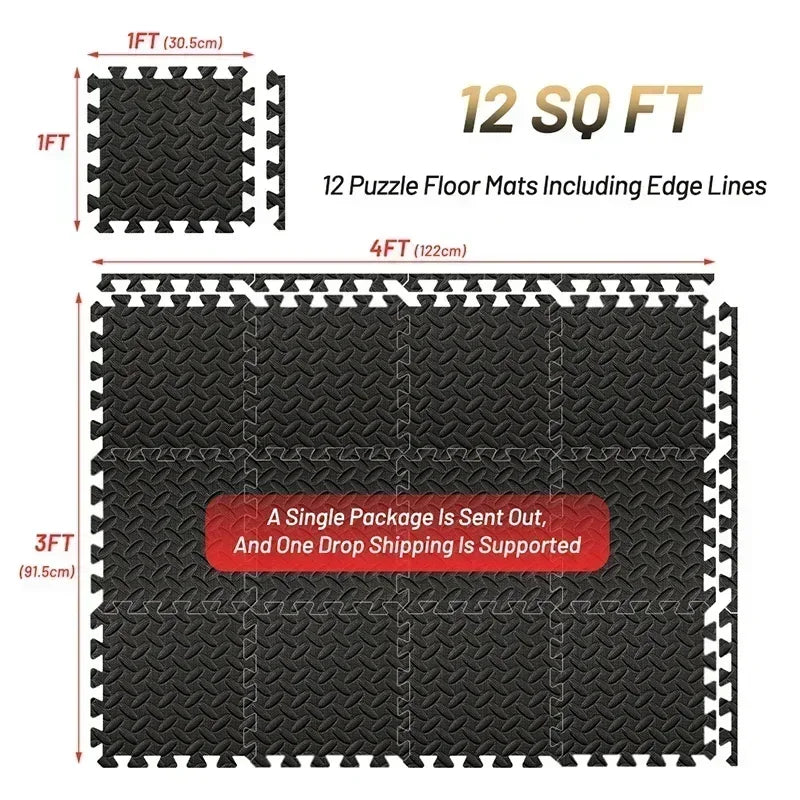 4~20Pcs Eva Foam Mat Baby Foam Play Mat Interlocking Floor Mat for Home Rug Gym Kids Non-Slip Puzzle Carpets for Living Room