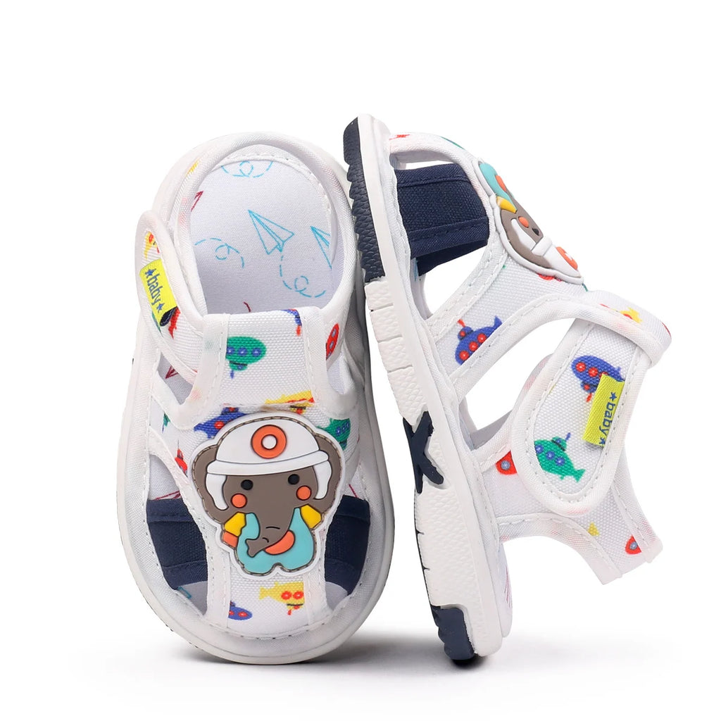 2025 Hot Summer New Design and High Quality Baby Boys And Girls First Walking Indoor Outdoor Toddler Shoes With Squeaky