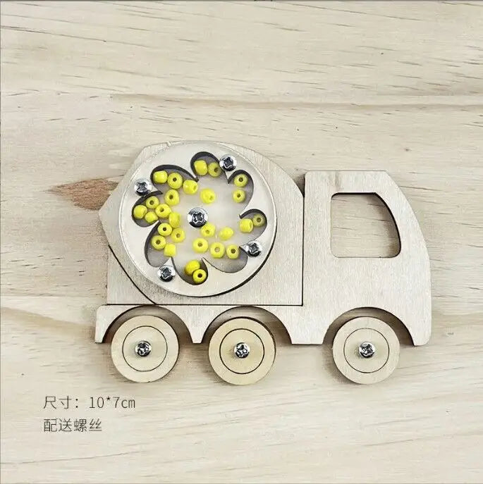 Wooden Busy Board Educational Toy for Children Model Mb01 for Sensory Development