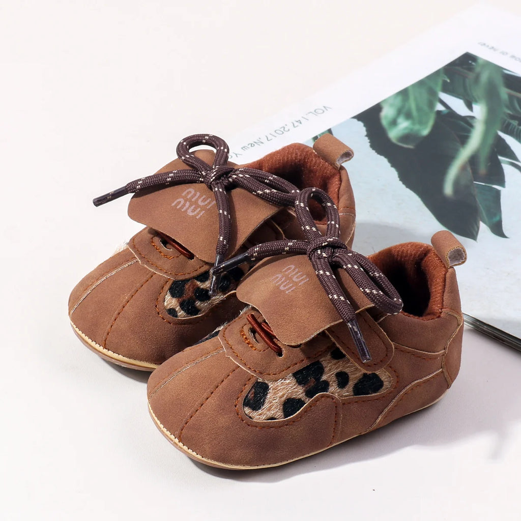 Hot-Selling Leopard-Print Stylish Baby Shoes For Spring And Autumn Casual Shoes Boys' And Girls' Children's Toddler Shoes