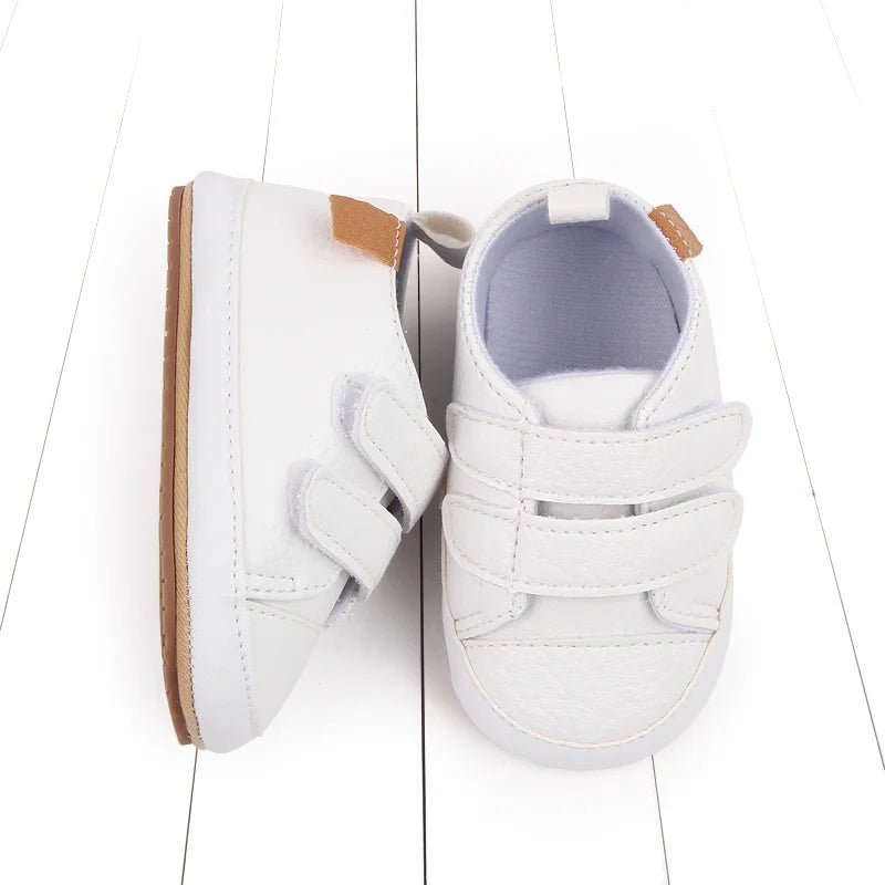 2025 New Fashion Baby Casual Sneaker Spring and Autumn Soft PU and TPR Sole Anti-slip High Quality Hot Selling for 0-18M