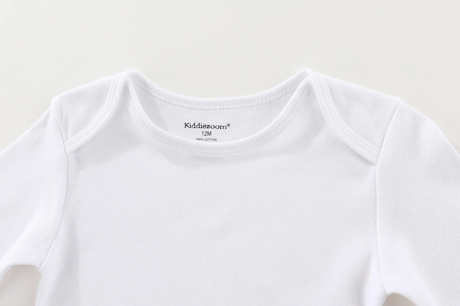 Kiddiezoom Spring Autum1 PCS Solid Unisex Long Sleeve Baby Boy Girl Bodysuits Soft 100%cotton Newborn Onesies Infant clothes