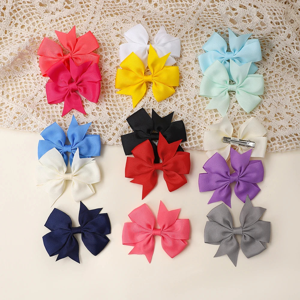 25/30/40/50/60Pcs 3inch Sunflower Hairclips for Children's Hair Accessories Wholesale Kids Baby Hairpin Girls Headclip