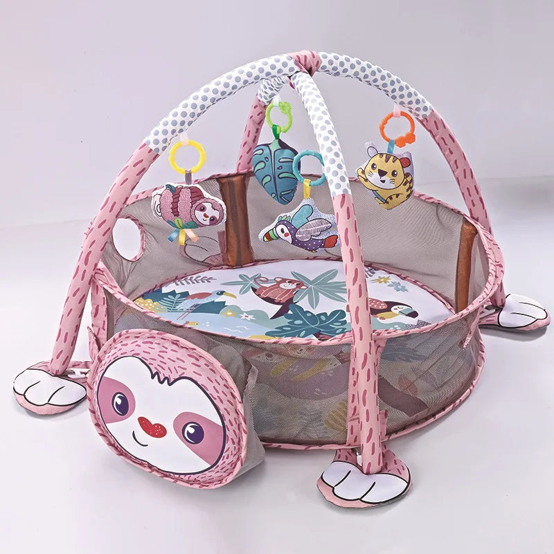 Multifunctional Baby Game Gym Play Mat Climbing Mat Fitness Rack Infant Educational Toys Rug Blanket Ball Pit Activity Pool Gift
