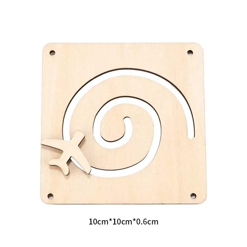 Montessori Wooden Busy Board Educational Toy With Zipper Numeric Letters Cloud Pairing Learning Gift