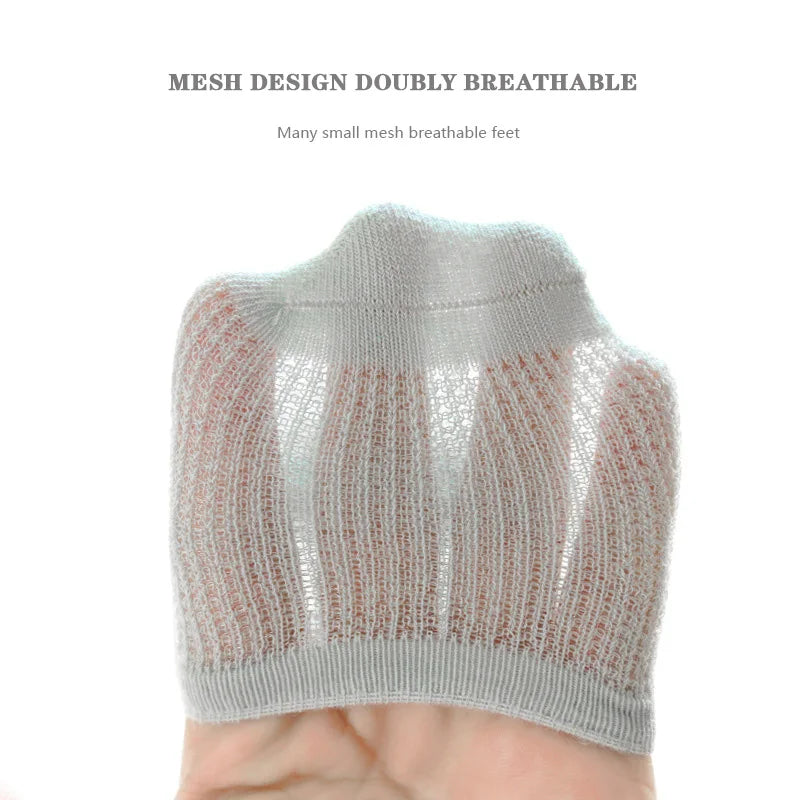 4 Pairs/Lot  New Baby Socks Mesh Thin Newborn Socks Combed Cotton Boneless Soft Summer Baby Socks For Gift