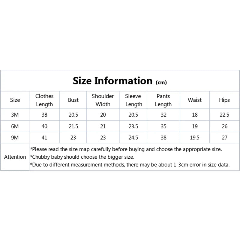Kiddiezoom Fashion Unisex Spring Autumn Cotton Newborn Clothing Sets Baby Boy Girl Bodysuit+Pants+Hats Infants Clothes