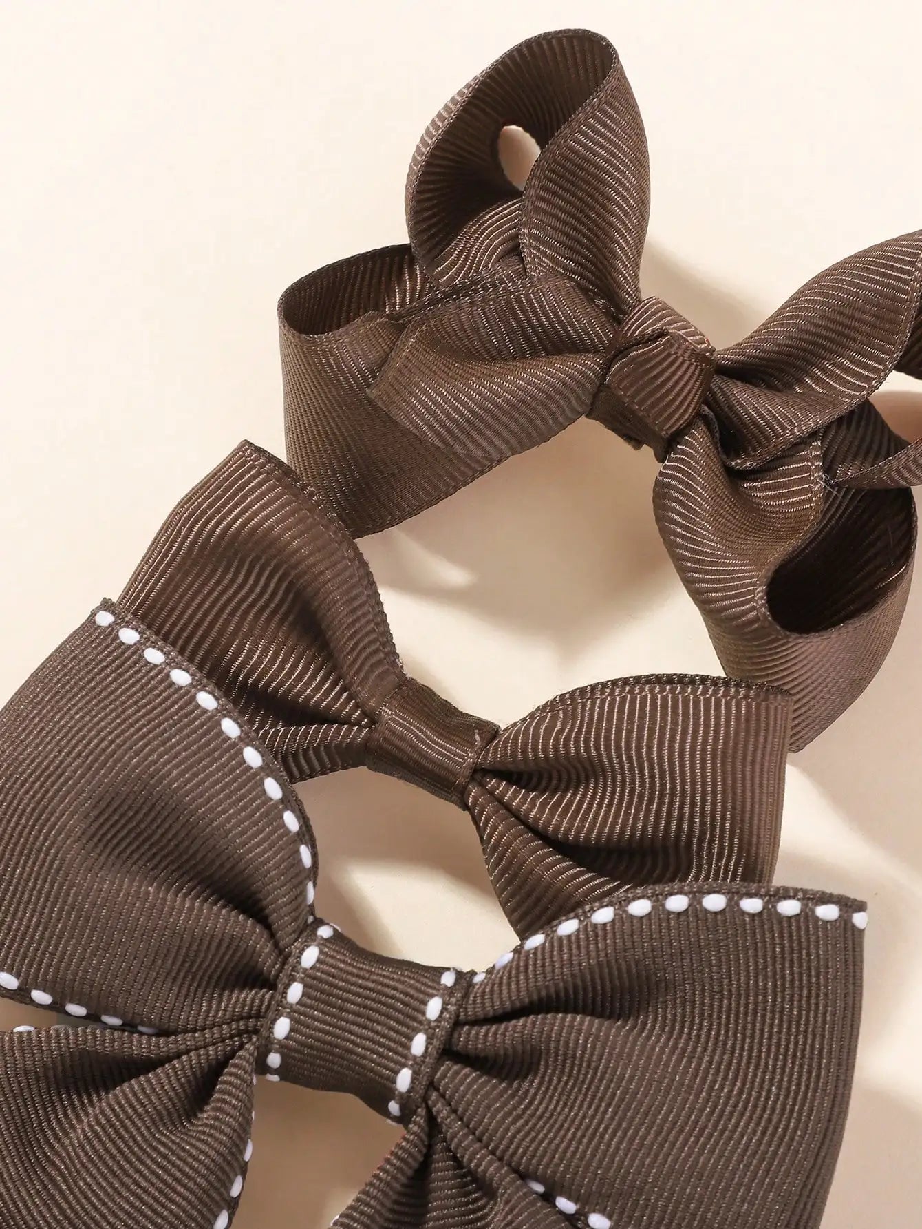 34Pcs Navy Blue Bow Hair Accessories Set for Girls Kids Hair Clips Headbands Elastic Hair Ties School Uniform Hair Styling Tools