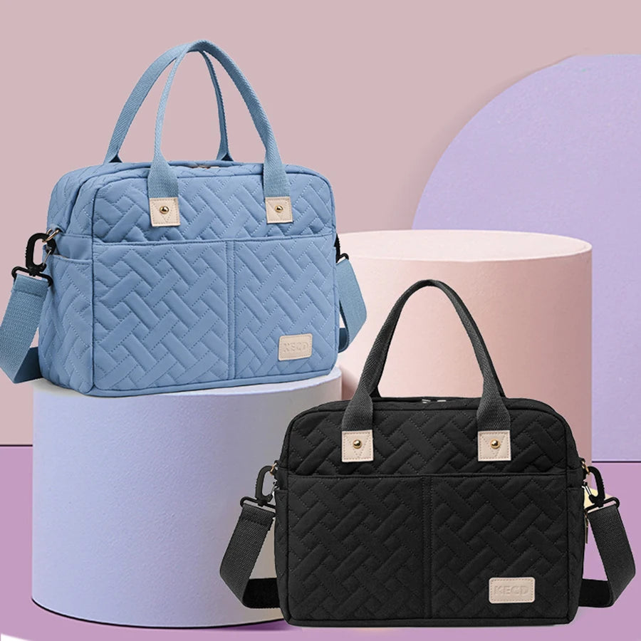 Portable Diaper Bag for Mom Crossbody Handbag Multifunction Baby Stuff Storage Bag, Stroller Hanging Maternity Bag