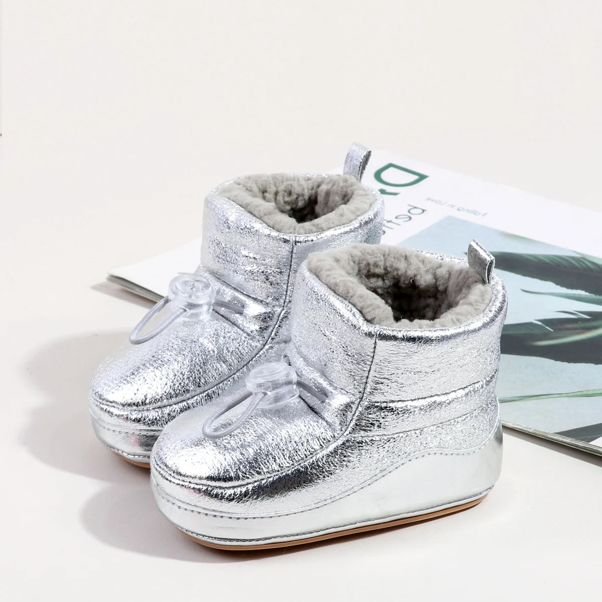 Toddler Shoes For 0-18M 2025 New Style Winter Padded and Thick Women's Shoes Warm Snow Boots Made Of Cotton Snow Boots