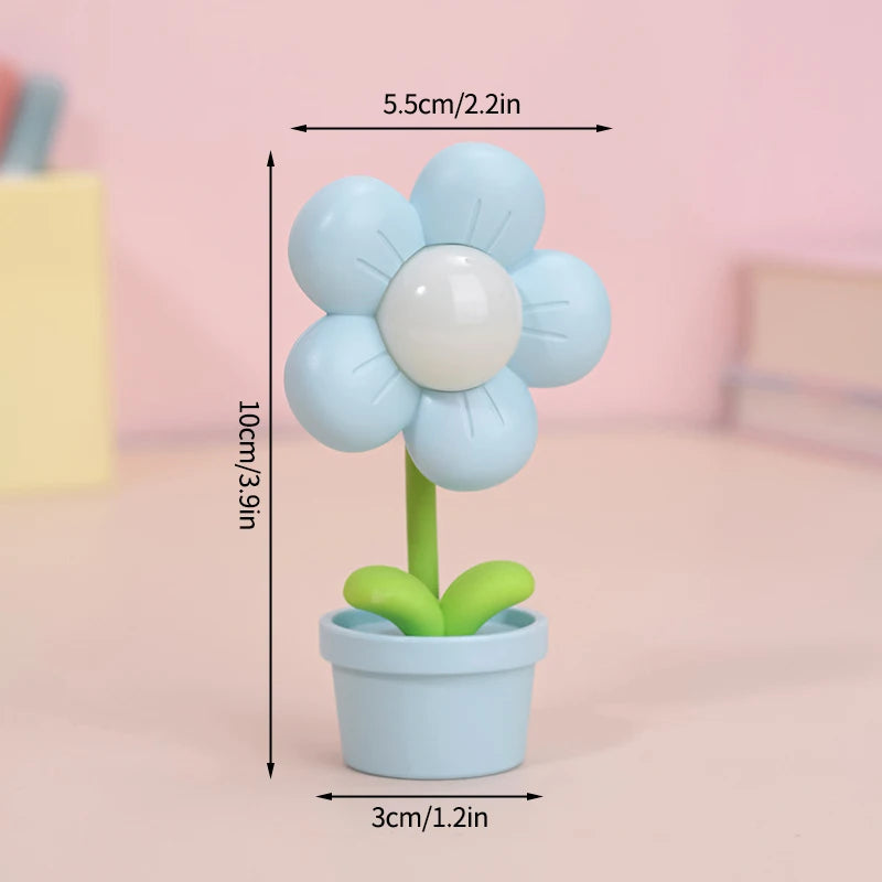 Mini Led Flower Night Light Table Lamp FL01 For Bedroom Desk Ornament Ambient Light