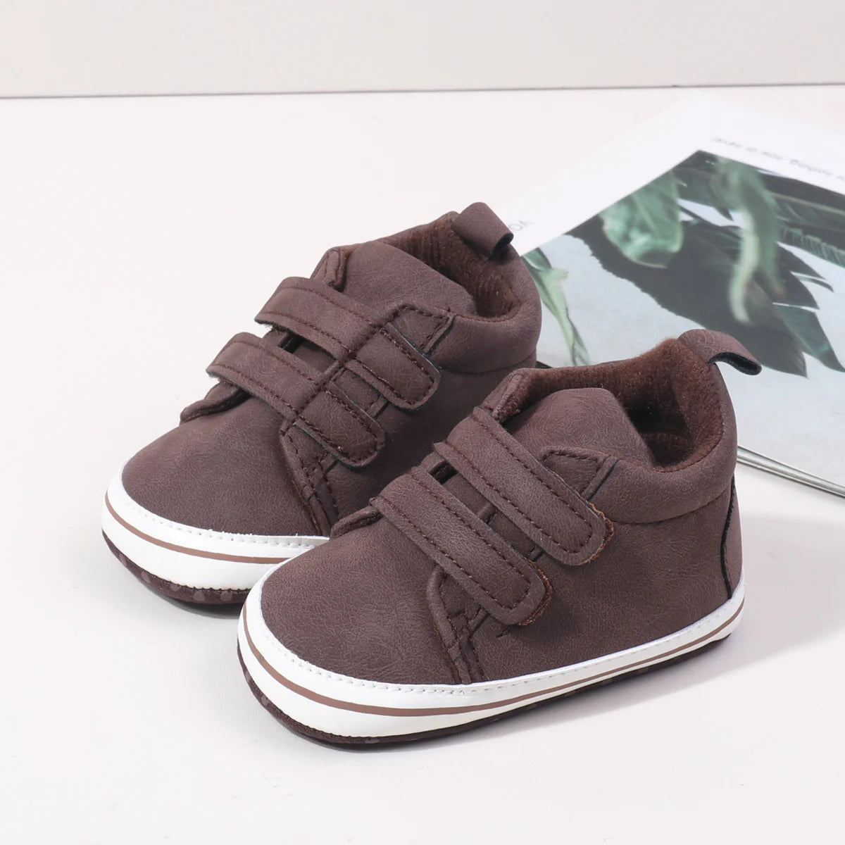 2025Hot Sale Autumn Baby Boys First Walking Indoor Outdoor Toddler Shoes With High Quality TPR Sole For 0-18M Fashionable Design