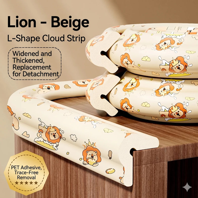 5PCS Baby Safety Protection Strip Cartoon Animal Foam Children Bumper Strips Kids Furniture Table Edge Guards Corner Protector