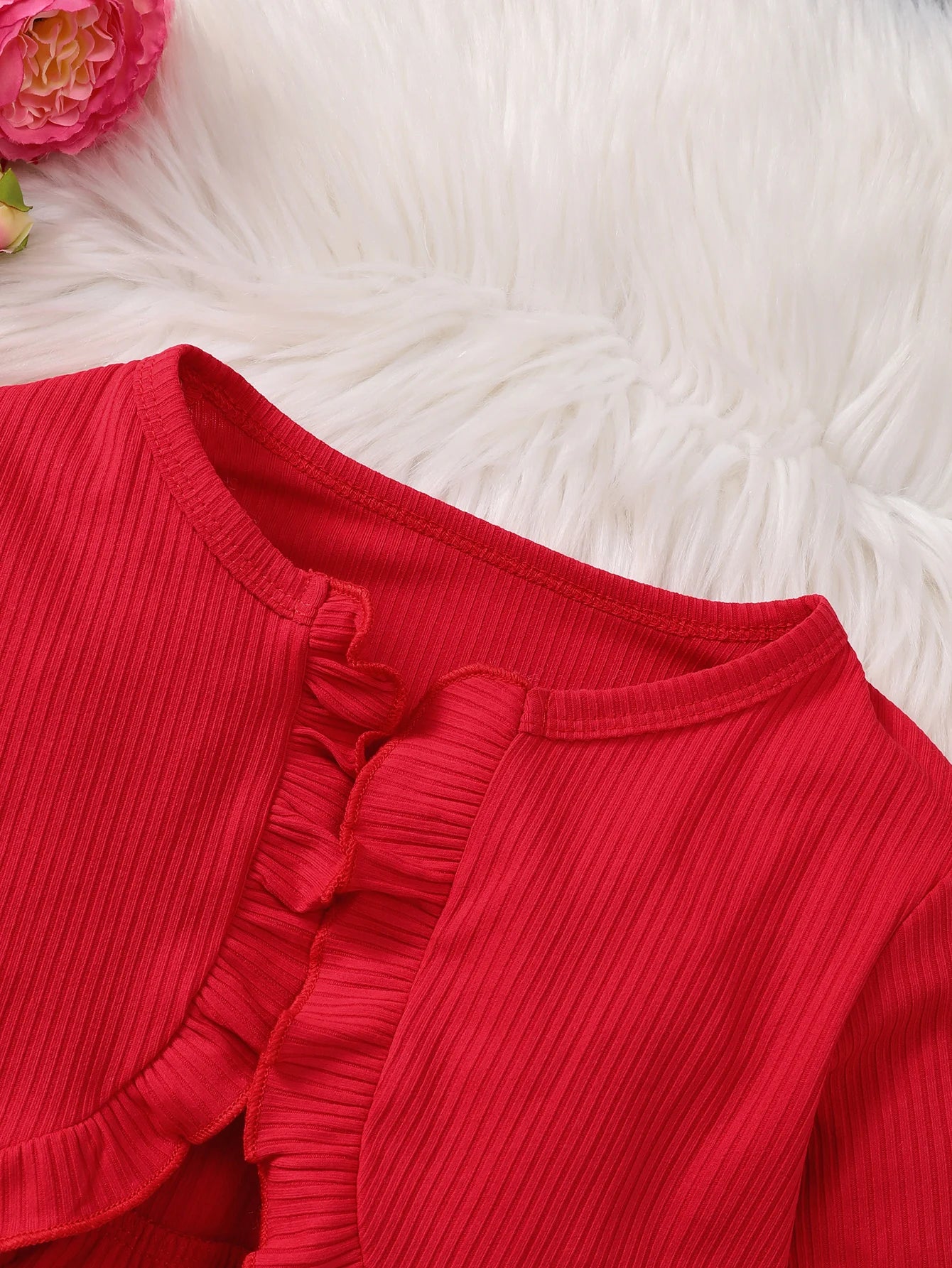 Children's clothing girls' Dress Pretty Flower Sleeveless Dress+ Shawl+belt 3Pcs/Set 4-7 Year Girls' Spring Autumn Fashion Dress