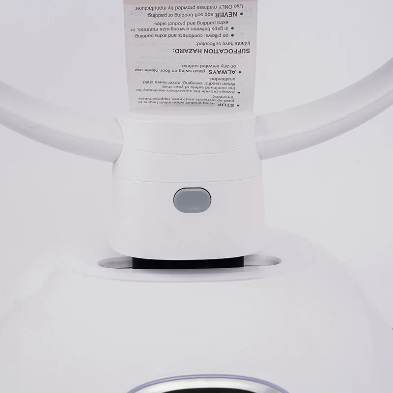 Electric Baby Swing - 360° Rotating Cradle with App Control