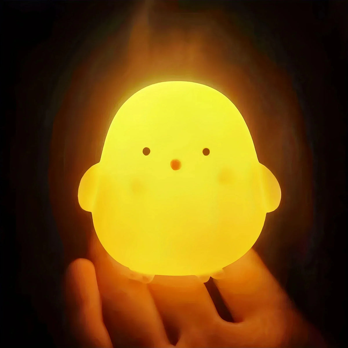 Cartoon Little Yellow Duck Night Light Built In Battery No Harm To Eyes Children Sleeping Lamp Lyd01